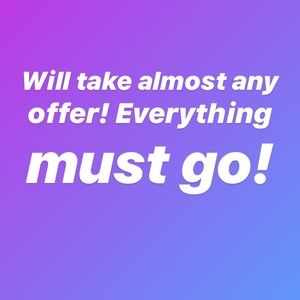 Open to offers!! Everything must go!